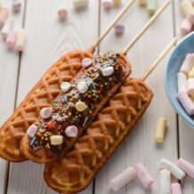 Belçika Çikolatalı Çubuk Waffle Glutensiz