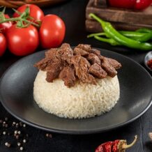 Et Kavurmalı Bezelyeli Nohutlu Basmati Sporcu Pilavı
