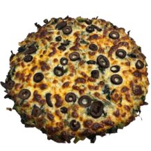 Ispanaklı Pizza Vegan Glutensiz